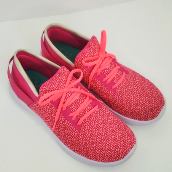 Women Skechers GOwalk Joy athletic sneakers, Size 5, Hot Pink - Picture 5 of 9